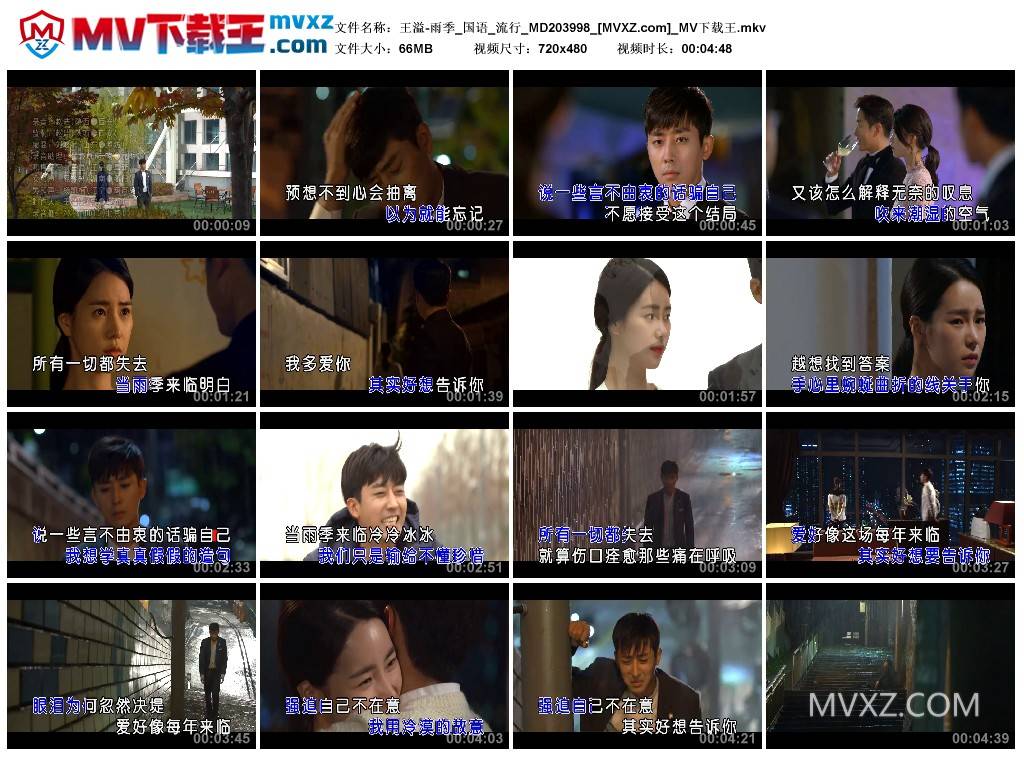 王溢-雨季_国语_流行_MD203998